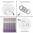 thumbnail image 5 of Purple Grey Wood Grain Waterproof Fabric Shower Curtain,Ombre Rustic Retro Wooden Plank Waterproof Fabric Shower Curtain for Bathroom Curtains Bathtubs Shower Curtains with 12 Hooks Small 36x78in, 5 of 8