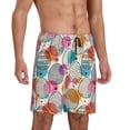thumbnail image 2 of Fotbe Easter Egg Pantalones Cortos de Pijama para Hombre, Ropa de Dormir, Pantalones de Pijama Cortos para Hombre-Small, 2 of 6
