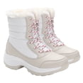 thumbnail image 2 of Zapatos Botines impermeables antideslizantes de felpa cálidos botines de talla grande (blanco 35) Wdftyju Tenis De Mujer Tenis De Hombre, 2 of 5