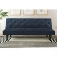 thumbnail image 3 of Dorel Home Products Orfino Velour Futon, Multiple Colors, 3 of 19