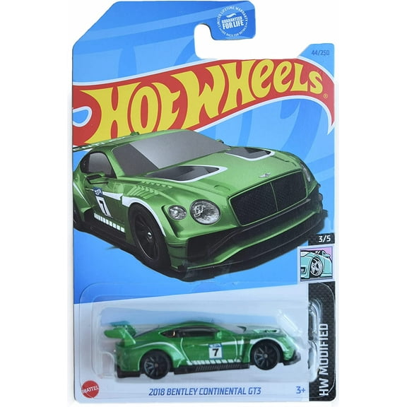 Hot Wheels 2018 Bentley Continental GT3 HW Modified 3/5 44/250 - Assorted Color