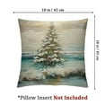 thumbnail image 4 of BANET Pillow Shams Christmas Set of 2 Pillowcases Square Cushion Covers Soft Pillow Covers for Couch Sofa 20x20in, 4 of 7