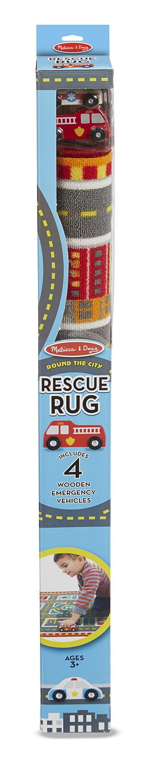 melissa and doug round the city rescue rug