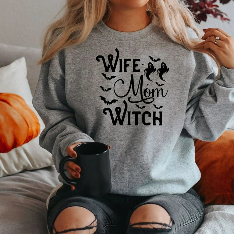 wife mom witch shirt walmart