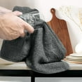thumbnail image 5 of Dan River Bar Mop Cotton Kitchen Towel pack of 12 Super Absorbent And Reusable Cleaning Cloth- Gray, 16x19in, 5 of 9