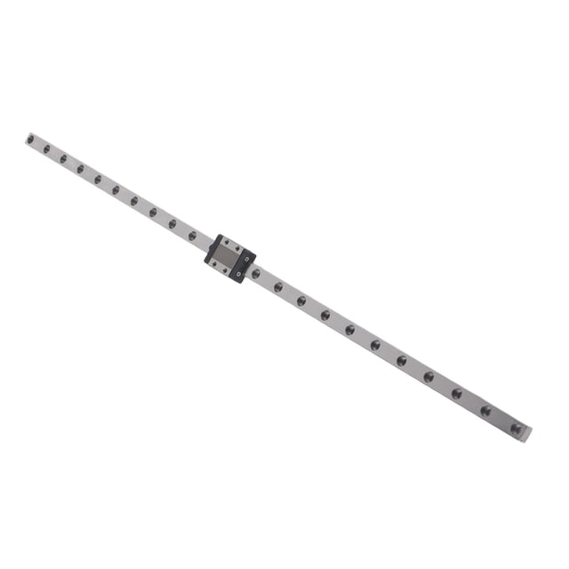 Linear Rail Guide MGN9 Linear Rail with Black Carriage Block, CNC Rail for Automation Equipment