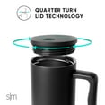 thumbnail image 4 of Vaso Simple Modern Trek de 900 ml con asa y tapa con pajita SS, 4 of 4