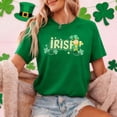 thumbnail image 2 of LEKWK St Patricks Day Shirt Women Clover Mandala Art Casual Tops Short Sleeve Basic Tees Crew Neck Geometric Flower Spring Clothing, 2 of 7
