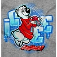 thumbnail image 2 of Airbrushed Bear Mascot Icee Ahh Unisex Plus Size Zip Hoodie Brisco Brands 2X, 2 of 5