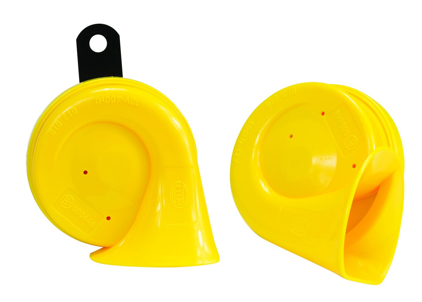 HELLA 012010821 Yellow Trumpet Horn Kit, 12 V, 400/500 Hz (Universal Fit)