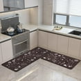 thumbnail image 2 of 2 Pcs Kitchen Mat for Floor, Cushioned Anti-Fatigue Kitchen Mats, Non-Slip Waterproof Kitchen Rugs Set for Kitchen, Office, Sink, 17"x47"+17"x29" (Black), 2 of 5