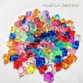 thumbnail image 3 of Topboutique Acrylic Ice Rocks Fake Crushed Ice 600 Pcs Assorted Colors Crystals Gems Crushed Cubes Diamonds Plastic Gems Stones for Vase Filler Table Wedding Home Decor(1.4*0.95cm), 3 of 8
