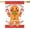 -, variant on Christmas Gingerbread Man House Flag 28x40 Inch Double Sided Candy Cane Red Merry and Bright Holly Berries Large Garden Flag Winter Seasonal Holiday Yard Outdoor Outside Decoration