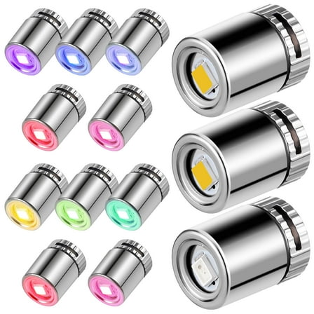 ELAYARD Compact Flashlight Silver Plastic Portable Pen Light - Small LED Lights 24Pcs