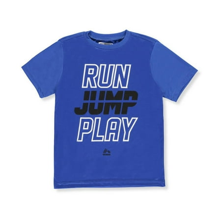Rbx Rbx Big Boys Run Jump Play T Shirt Sizes 8 20 Walmart Com - music sheets for roblox rbx