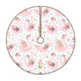 thumbnail image 1 of Fotbe Swan And Flowers Pattern Christmas Tree Skirt, Tree Skirts Plush Christmas Decorations, Christmas Tree Skirts Xmas Decorations Holiday Party Decor-48", 1 of 6