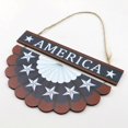 thumbnail image 4 of Letrero de madera con letras patrióticas de la Independencia de Estados Unidos para decoración de pared de la puerta principal, bar, pub y cocina., 4 of 5