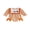 Orange, variant on Cjfdfy Newborn Baby Girl Game Day Fall Outfit Animal Football Season Stripe Long Sleeve Ruffled Bow Collar Romper Infant Cute My First Football Season Fall Winter Clothes 0-18M