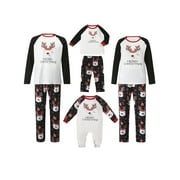 Matching Family Christmas Pajamas Set Soft Holiday Clothes Sleepwear Xmas Cute Bear Family Pjs Set