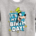 thumbnail image 3 of Mickey & Friends - Goofy It's My Birthday - Toddler And Youth Crewneck Fleece Sweatshirt, 3 of 5