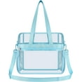 thumbnail image 6 of Clear Bag Stadium Approved 12x6x12 Clear Tote Bag with Removable Strap Clear Lunch Bag for Work Sports Festival, 6 of 7