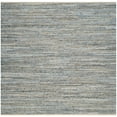 thumbnail image 2 of SAFAVIEH Cape Cod Leo Geometric Area Rug, Natural/Blue, 8' x 8' Square, 2 of 10