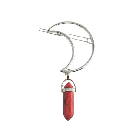 

Gyedtr Spring Home Decor Moon Hexagon Pendant Pendant Crystal Chakra Healing Stone Crystal Pendant