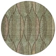 thumbnail image 2 of Addison Rugs Chantille Indoor/Outdoor Transitional Casual Olive Machine Washable Round Rug, 8' x 8', 2 of 7