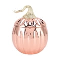 thumbnail image 4 of Copa de vino de calabaza de acero inoxidable con forma de calabaza, color oro rosa, sencilla y práctica, con tapa para bar en casa., 4 of 14