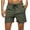 Armygreen, variant on Quick-Dry Adjustable Waist Polyester Trunks Swimwear Bottoms (Men's)