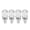 Silver, variant on NFTIGB 4pcs Universal Thread License Plate Frame Bolts Screws For Motorcycle Cars Trucks Black 0.31 inches / 0.8 cm Easy Installation Durable Replacement Parts