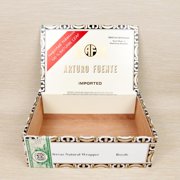 Arturo Fuente Brevas Royale Empty Wood Cigar Box 8.75 x 5.75 x 3