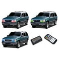 thumbnail image 5 of Flashtech RGB Angel Eye LED Halo kit with RF Remote for 1995-2001 Ford Explorer Headlights, 5 of 7