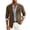 Khaki, variant on yuCgh Men's Fashion Leisure Suit with Slim Fit, Ideal for Parties and Weddings, Casual Blazer Coat for Smart Occasions,Army Green L