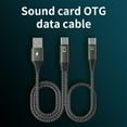thumbnail image 5 of USB C Sound Adapter with Integrated Sound Card for Superior Music and Live Streaming with Quick Charging, 5 of 8