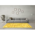 thumbnail image 3 of Ahgly Company Machine Washable Indoor Rectangle Persian Yellow Traditional Area Rugs, 2' x 4', 3 of 4