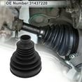 thumbnail image 3 of Unique Bargains No.31437220 Inner CV Joint Boot Kit with Clamps for Volvo S60 2019-2025, 3 of 7