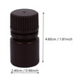 thumbnail image 2 of Raindrops  20 Pcs Reagent Bottle Pill Small Travel Bottles Container Brown, 2 of 8