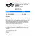 thumbnail image 2 of Serpentine Belt Drive Component Kit - Compatible with 2009 - 2014 Ford Expedition 2010 2011 2012 2013, 2 of 2