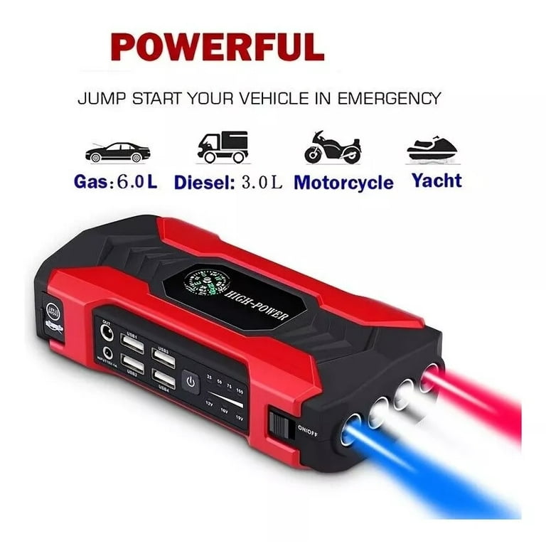 WolkomHome car truck battery jumper Cable wire heavy duty jump start  starter jumping jumber jumpstart charging charger batteries connector  bettry leads jampar booster starting with lead universal capacity up-to  2000 Amp for