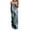 Gray, variant on Sevevn Women Fashion Casual Loose Printed Pockets Sleeveless Back Strap Jumpsuit Gray XXXL Christmas Gift