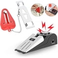 thumbnail image 1 of xianyou-Portable Door Lock & Door Stop Alarm,Dual Protection Security Door Kit,Door ​Security Devices Pocket Door Stopper Self Defensey Tools for Hotel Travel Home Apartment House, 1 of 4