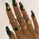 thumbnail image 1 of 9 Uds Bohe anillos geométricos Set serpiente strass nudillo anillo mujer joyería Tmvgtek Para estrenar, 1 of 9
