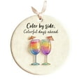 thumbnail image 2 of WEGFTDUOP Wine Glass Themed Christmas Ornament Christmas Tree Pendant Holiday Decoration, 2 of 5
