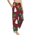 thumbnail image 2 of Haiem Dinosaur Christmas Happy New Year Women's Pajama Pants Ultra Lightweight Pjs Bottoms Sleepwear Bottom Pants With Pocket Drawstring-X-Large, 2 of 9
