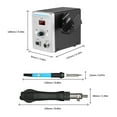 thumbnail image 3 of Amdohai 700W High Power Soldering Station LED Digital Solder Iron Desoldering Station BGA Rework Solder Station Hot Air Gun + Electric Iron Set for SMD SMT DIP, 3 of 8