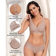 thumbnail image 6 of Cassie Liz Deep V Bras for Women No Underwire Jelly Wireless Push Up Bra Comfortable Bralette Seamless T-Shirt Bras, 6 of 6