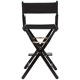 thumbnail image 4 of Silla Director's Home Casual Home con estructura negra/lona negra, 4 of 8