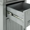 thumbnail image 3 of Seaside Tall Linen Cabinet Distressed Gray, 3 of 15