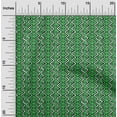 thumbnail image 2 of oneOone Velvet Green Fabric Block Craft Projects Decor Fabric Printed By The Yard 58 Inch Wide-F2, 2 of 5